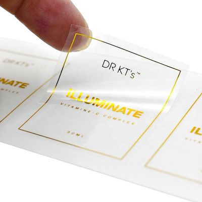 Βινυλίου αυτοκόλλητη ετικέττα PVC χρώματος Pantone, αντι πλαστές αυτοκόλλητες ετικέττες γραμματοσήμων φύλλων αλουμινίου