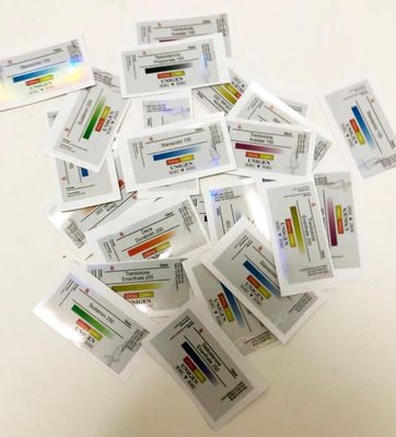 Αδιάβροχη UV εκτύπωση 6x3cm ετικέτες φιαλιδίων γυαλιού για το φάρμακο