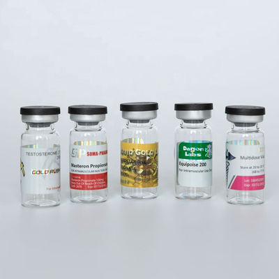 Το ανακυκλωμένο φιαλίδιο 10ml ονομάζει 25*60mm τις ολογραφικές αυτοκόλλητες ετικέττες ασφάλειας