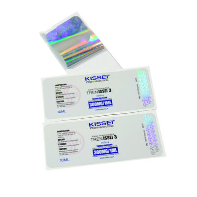 Oilproof 7.8cm ετικέτες ολογραμμάτων ασφάλειας πλάτους για το μπουκάλι ιατρικής