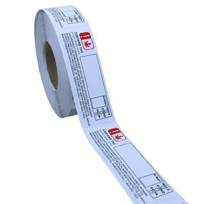 RoHS 70mm χρυσές αυτοκόλλητες ετικέττες συνήθειας φύλλων αλουμινίου πλάτους για Dropper 10ml το μπουκάλι
