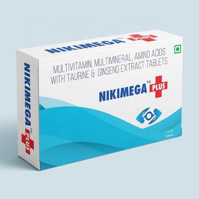 400gsm πτυσσόμενα κιβώτια χαρτονιού, ιατρικό συσκευάζοντας κιβώτιο ύψους 8cm