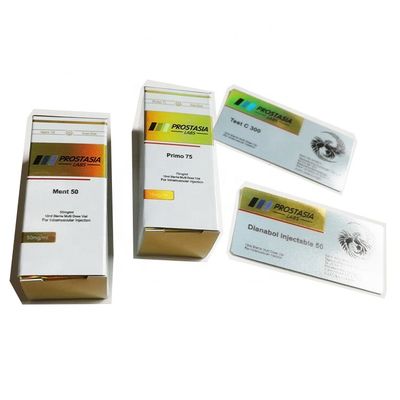 UV κιβώτια φιαλιδίων επιστρώματος 10ml, συσκευάζοντας κιβώτια χαρτονιού 300gsm άσπρα