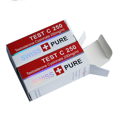 UV κιβώτια φιαλιδίων επιστρώματος 10ml, συσκευάζοντας κιβώτια χαρτονιού 300gsm άσπρα