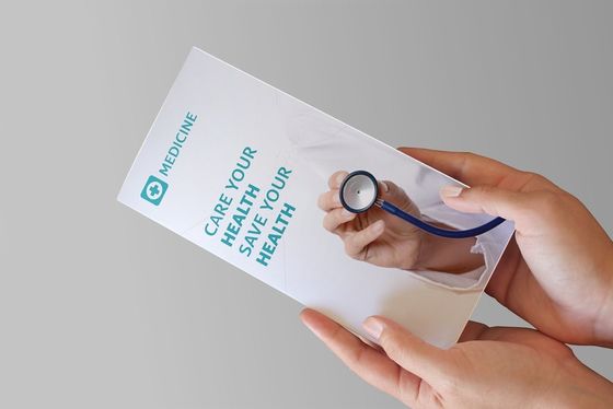128gsm εκτύπωση φυλλάδιων συνήθειας εγγράφου A4 τέχνης για τα κιβώτια ιατρικής