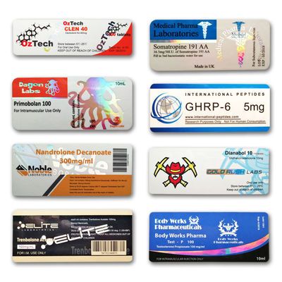 Πτυσσόμενα κιβώτια φιαλιδίων εγγράφου 10ml ολογραμμάτων 300g χειροποίητα για το στεροειδές